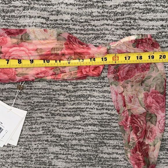 NWT Alamour The Label 2-Piece Shailee Midi Set Large Pink Floral - Picture 10 of 16